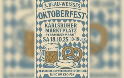 Wir sind auf dem Karlsruher Pyramidenmarkt